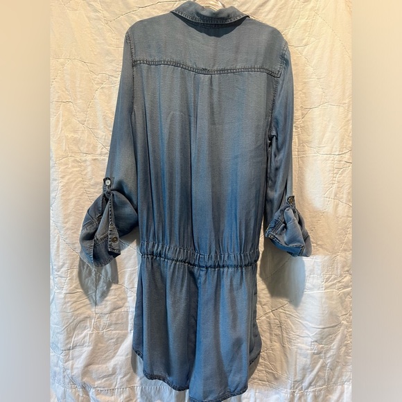 Splendid Super Soft Denim Button-Up Romper Sz:Med - Picture 9 of 13